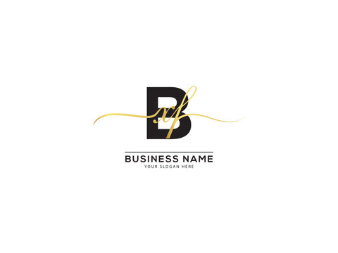 Unique Bxf xbf Minimal Signature Logo