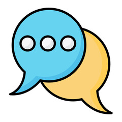 Communication Line Color Icon