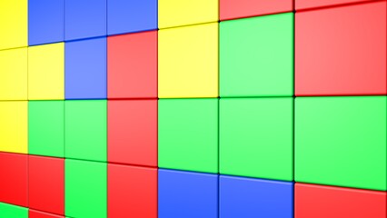 abstract background of color cubes. geometric background