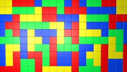 abstract background of color cubes. geometric background