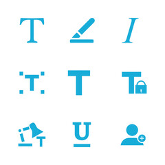 flat set icon, vektor logo icon