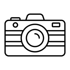 Camera Thin Line Icon