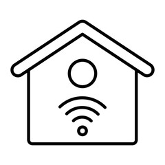Home Automation Thin Line Icon