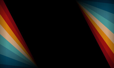 Vintage Striped Backgrounds, Posters, Banner Samples, Retro Colors from the 1970s 1900s, 70s, 80s, 90s. retro vintage 70s style stripes background poster lines. shapes vector design graphic 1980s