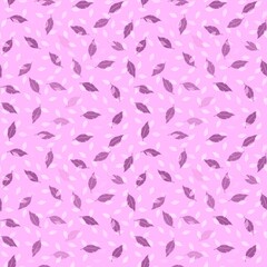 Summer leaves seamless features pattern for wrapping paper and fabrics and linens and kids accessories and fashion print