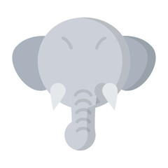 Elephant Flat Icon