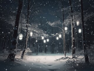 Christmas Eve under the Starlit Canopy