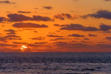 Fototapete Kanarische Inseln Beautiful sunrise in Corralejo Fuerteventura, Canary Islands, Spain.