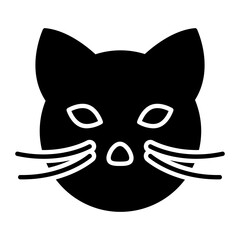 Cat Glyph Icon
