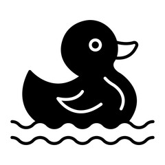 Duck Glyph Icon