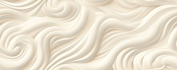 Obraz premium an ornamental Abstract Horizontal background, carved and engraved in ivory. Liquid flow texture. Fluid art Abtract-themed, photorealistic illustrations in JPG. 10:4 aspect. Generative ai