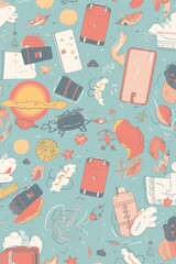 school background wallpaper - Ai