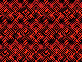 Red diamonds seamless pattern background. Trendy wrapping paper modern and contemporary style. Ai generated.
