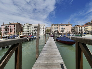 Venice cityscape on Canal grande, Veneto, Italy