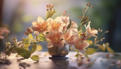 Beautiful flowers, AI generated