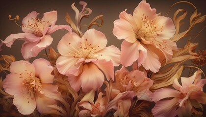Obraz premium Beautiful flowers, AI generated