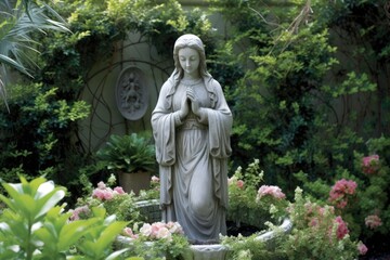 Obraz premium Majestic Serenity: The Grace of Virgin Mary
