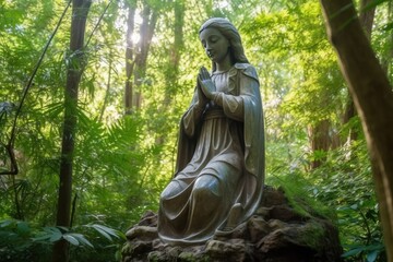 Fototapeta na wymiar Majestic Serenity: The Grace of Virgin Mary