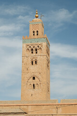 Fototapeta premium Moroccan mosque in the city of Marrakech