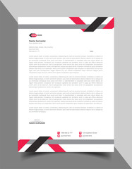 corporate modern letterhead design template. creative modern letter head design template for your project. letterhead, letter head, Business letterhead design.