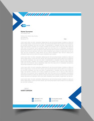 corporate modern letterhead design template. creative modern letter head design template for your project. letterhead, letter head, Business letterhead design.