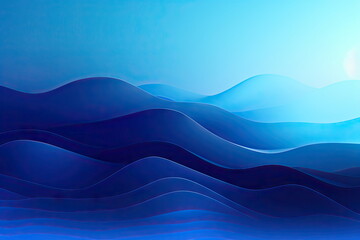 Fototapeta premium Black blue abstract background for design, Geometric shapes, Color gradient