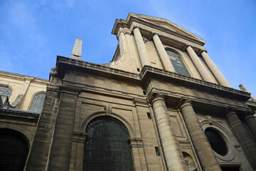 Side wall of Saint-Sulpice, Paris, France