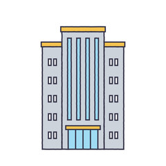 シンプルなビルのイラスト