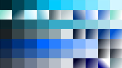Fototapeta na wymiar Geometric Pattern of Aqua Hexagons. A vibrant blue aqua pattern of geometric shapes featuring a repeating hexagon in a circle.