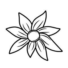 Flower Lineart