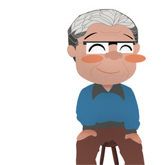 Obraz premium person with glasses