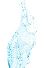 Water splash, water splash isolated on white background, water