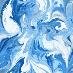 blue and white marble tile seamless pattern