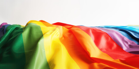 colorful rainbow flag , Generative ai
