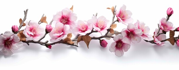 sakura flower branch transparent background