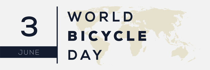 World Bicycle Day, held on 3 June.