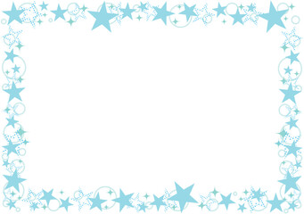 キラキラの星フレーム