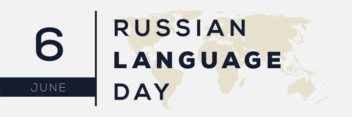 Russian Language Day, held on 6 June.