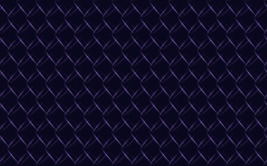 Fototapeta na wymiar Illustration of a dark background with blue purple 3D patterns and effects