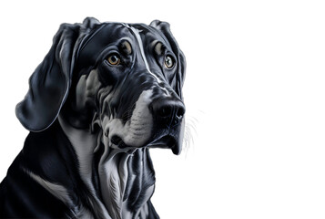 Obraz premium A dog in transparent background. Generative AI