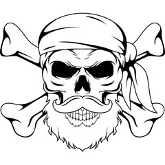 skull skull mascot character