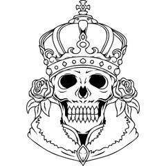 skull skull mascot character