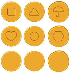 Dalgona or Honeycomb Game Element Set