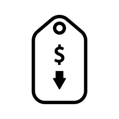 Price Cut icon. sign for mobile concept and web design. vector illustration