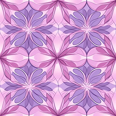 pink and white geometric shape pattern, seamless tile