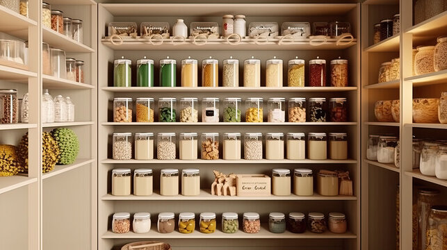 Minimalistic Pantry Organization: Neat And Tidy Storage Solutions