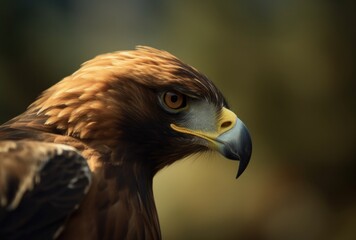 Obraz premium Head of a Bald Eagle - made with Generative AI