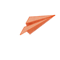 plane isolated on white