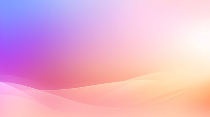 Obraz premium AI Generated: Dreamy Blurs and Gradient Background Design. Summer Fresh Colors in Hazy Serenity.