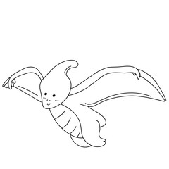 Cute Dinosaur Outline 